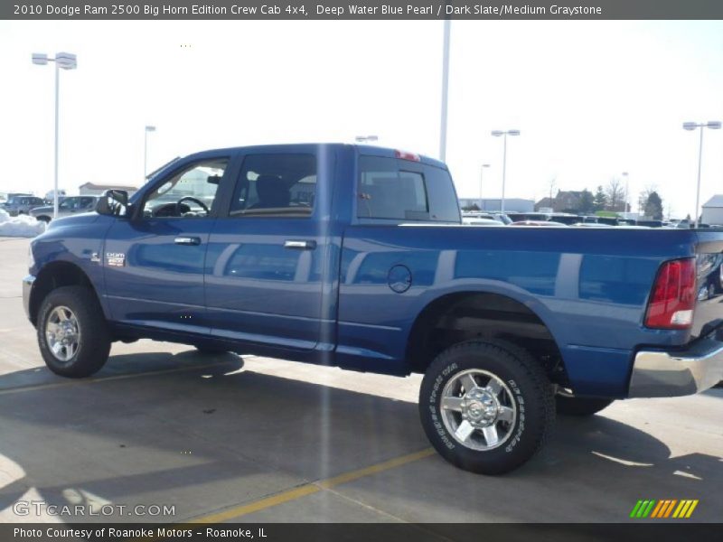 Deep Water Blue Pearl / Dark Slate/Medium Graystone 2010 Dodge Ram 2500 Big Horn Edition Crew Cab 4x4