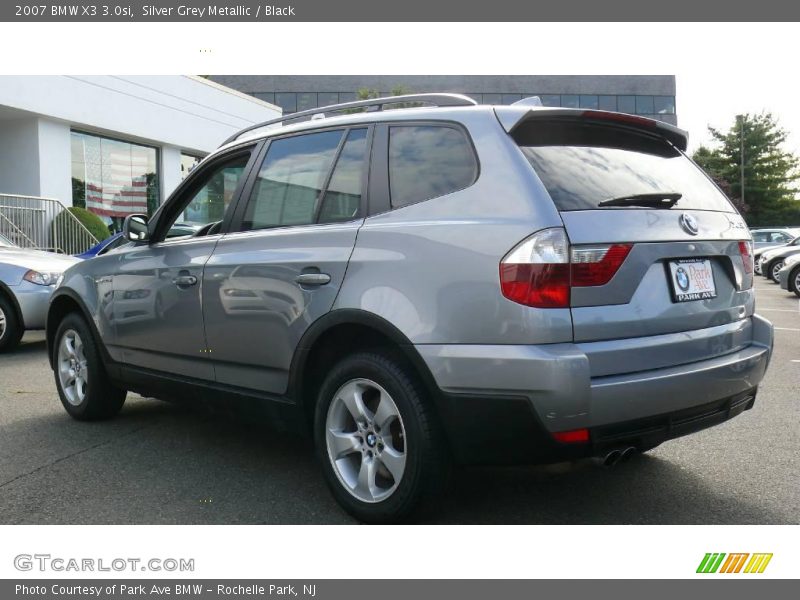 Silver Grey Metallic / Black 2007 BMW X3 3.0si