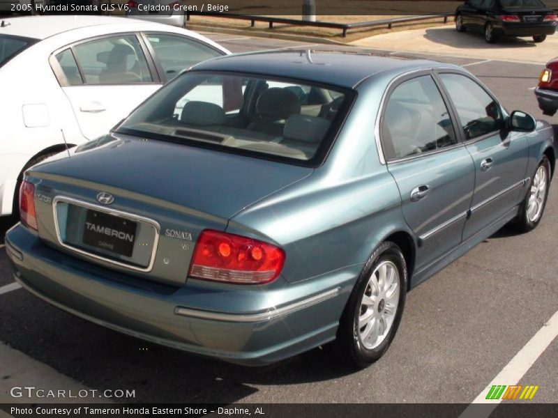 Celadon Green / Beige 2005 Hyundai Sonata GLS V6