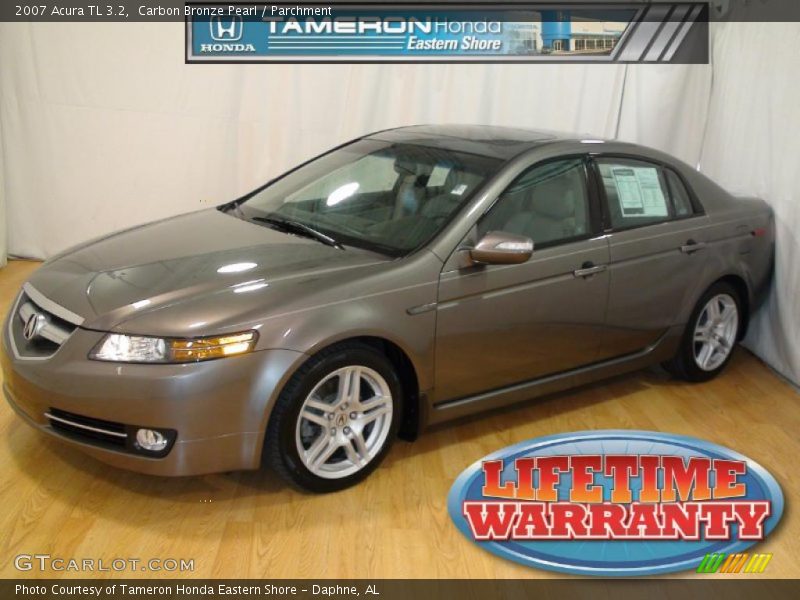 Carbon Bronze Pearl / Parchment 2007 Acura TL 3.2