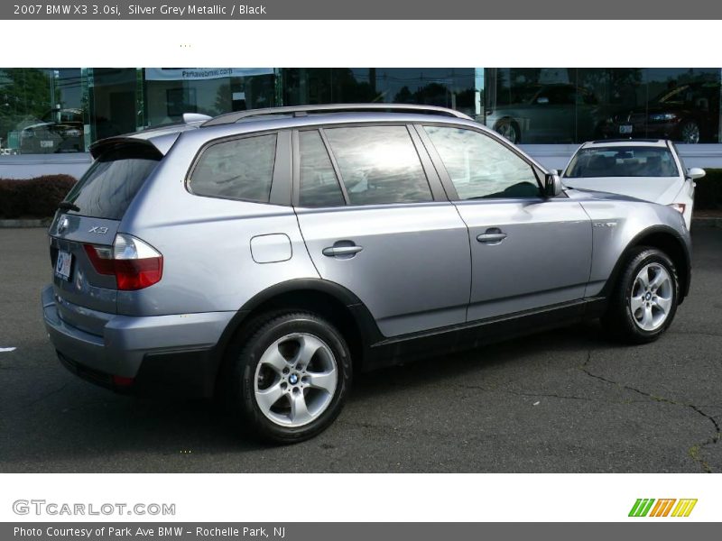 Silver Grey Metallic / Black 2007 BMW X3 3.0si