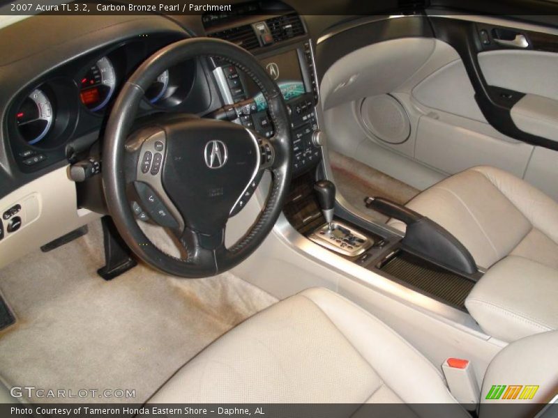 Carbon Bronze Pearl / Parchment 2007 Acura TL 3.2