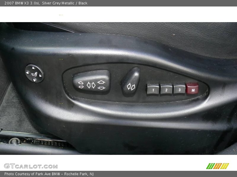 Silver Grey Metallic / Black 2007 BMW X3 3.0si