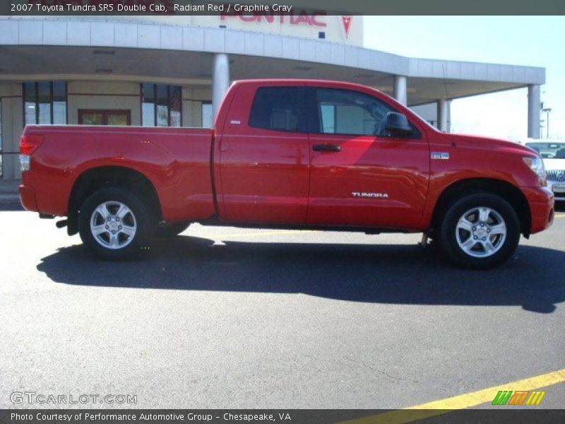 Radiant Red / Graphite Gray 2007 Toyota Tundra SR5 Double Cab
