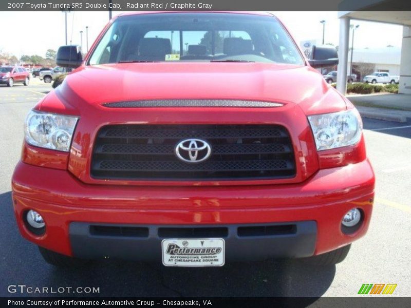 Radiant Red / Graphite Gray 2007 Toyota Tundra SR5 Double Cab