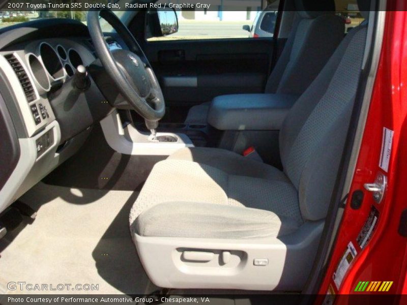 Radiant Red / Graphite Gray 2007 Toyota Tundra SR5 Double Cab