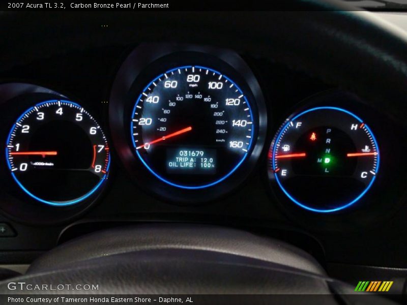 Carbon Bronze Pearl / Parchment 2007 Acura TL 3.2