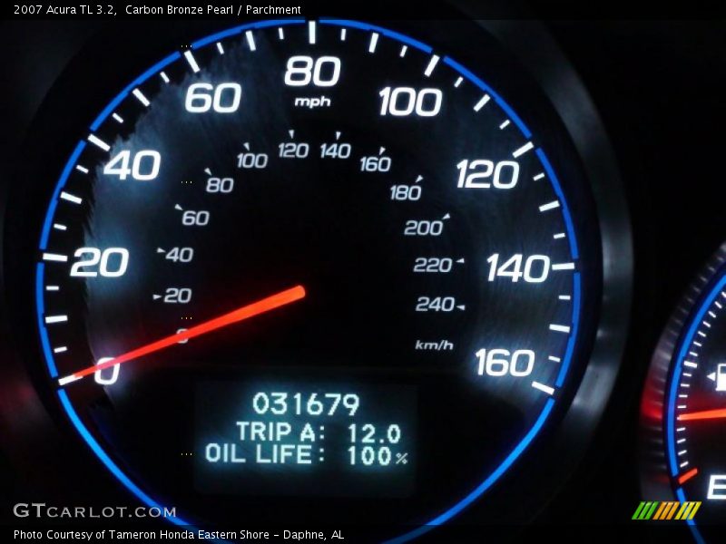 Carbon Bronze Pearl / Parchment 2007 Acura TL 3.2