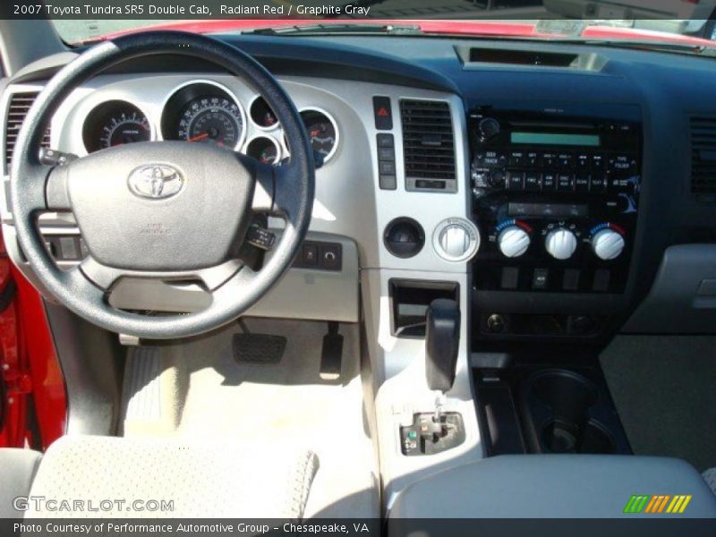 Radiant Red / Graphite Gray 2007 Toyota Tundra SR5 Double Cab