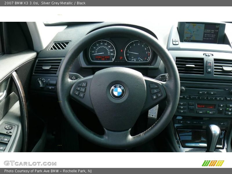 Silver Grey Metallic / Black 2007 BMW X3 3.0si