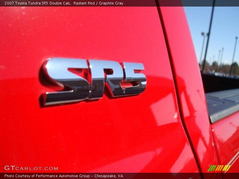 Radiant Red / Graphite Gray 2007 Toyota Tundra SR5 Double Cab