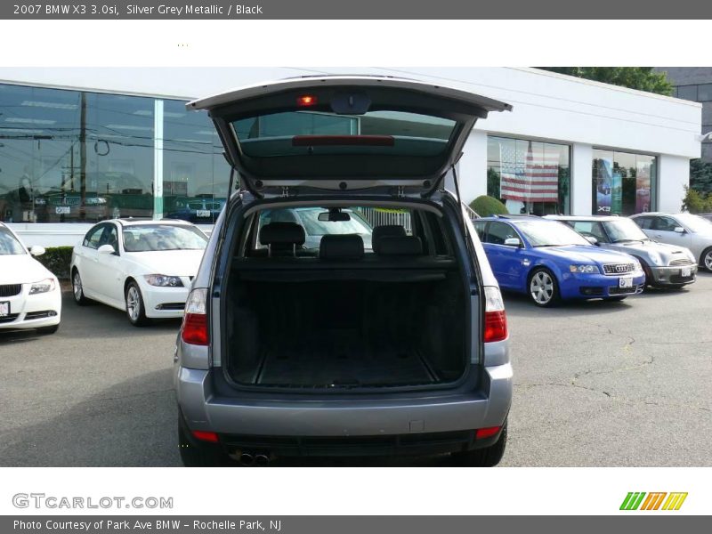 Silver Grey Metallic / Black 2007 BMW X3 3.0si