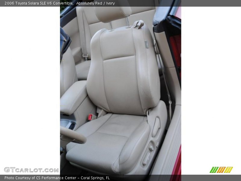 Absolutely Red / Ivory 2006 Toyota Solara SLE V6 Convertible