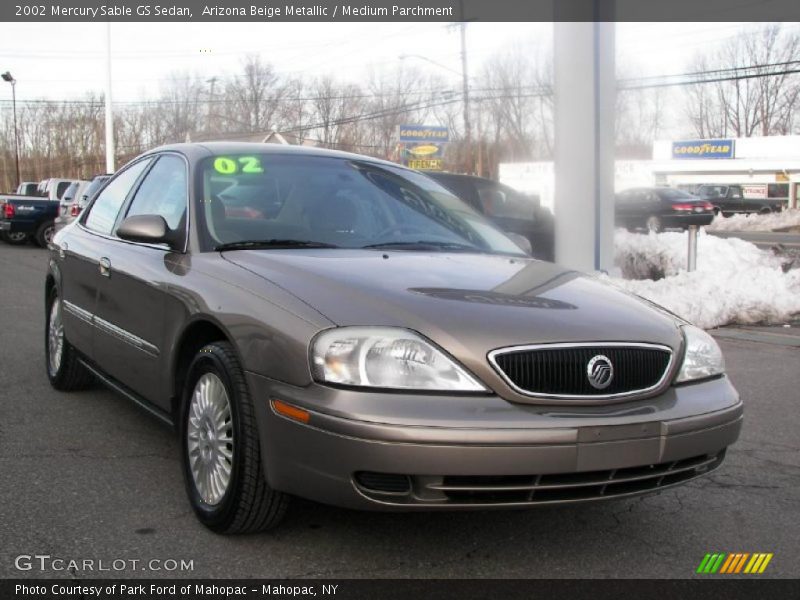 Arizona Beige Metallic / Medium Parchment 2002 Mercury Sable GS Sedan