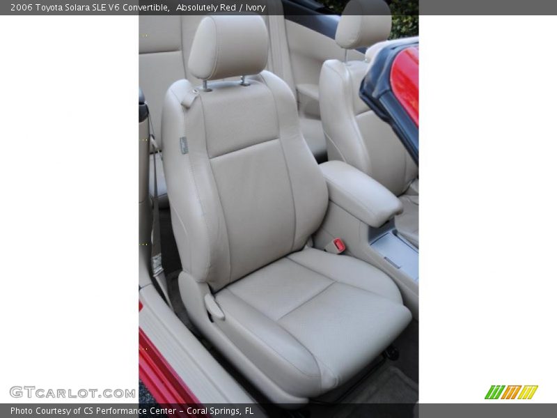 Absolutely Red / Ivory 2006 Toyota Solara SLE V6 Convertible