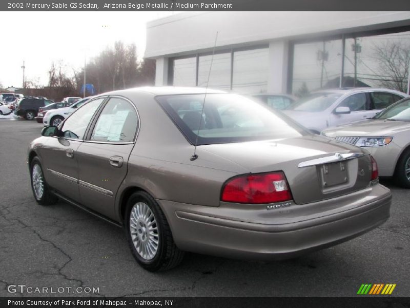 Arizona Beige Metallic / Medium Parchment 2002 Mercury Sable GS Sedan