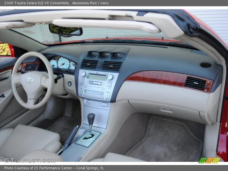 Absolutely Red / Ivory 2006 Toyota Solara SLE V6 Convertible