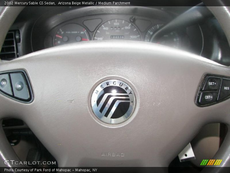 Arizona Beige Metallic / Medium Parchment 2002 Mercury Sable GS Sedan