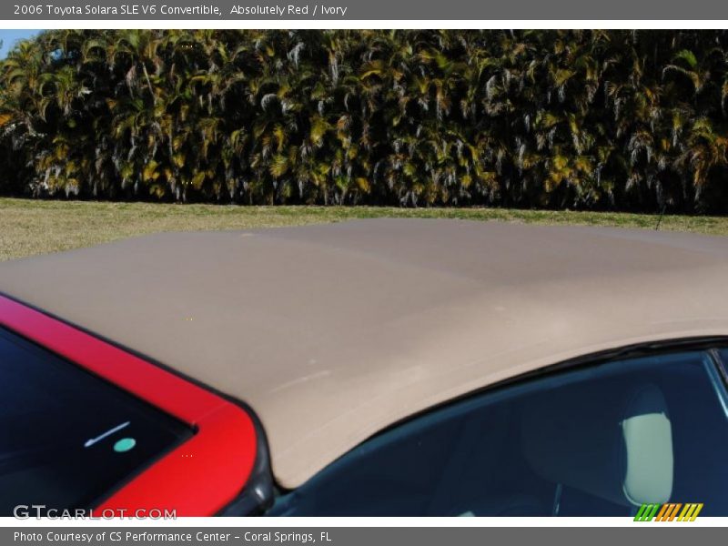 Absolutely Red / Ivory 2006 Toyota Solara SLE V6 Convertible