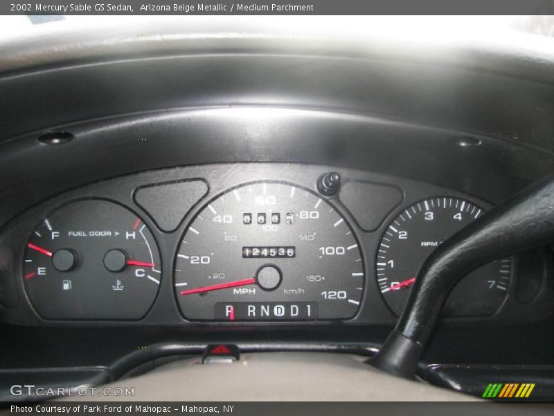 Arizona Beige Metallic / Medium Parchment 2002 Mercury Sable GS Sedan