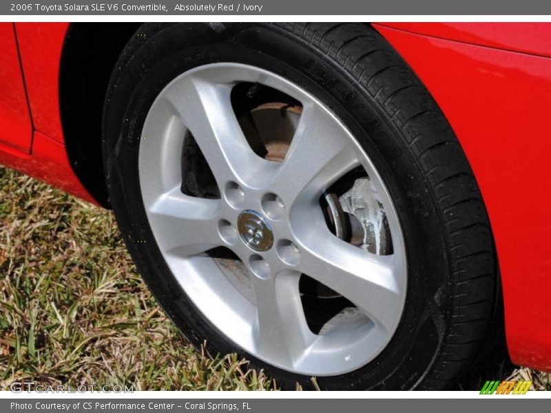 Absolutely Red / Ivory 2006 Toyota Solara SLE V6 Convertible