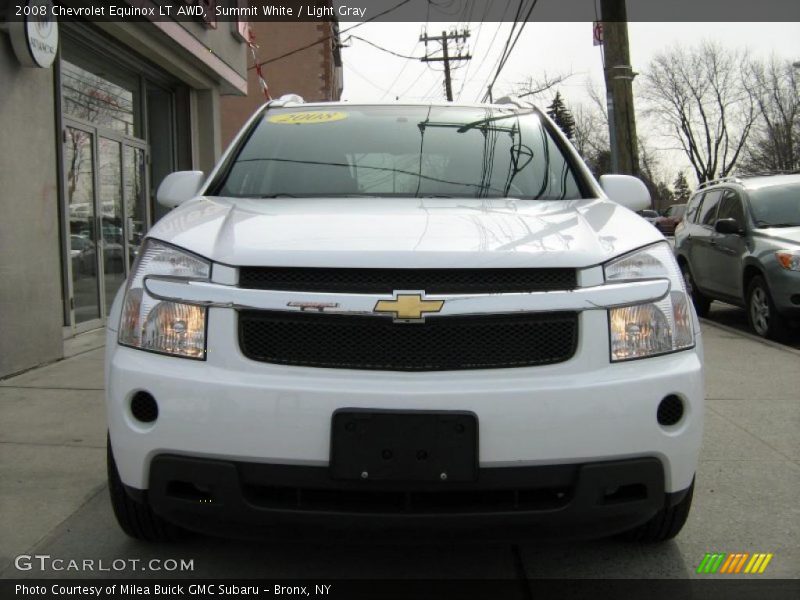 Summit White / Light Gray 2008 Chevrolet Equinox LT AWD
