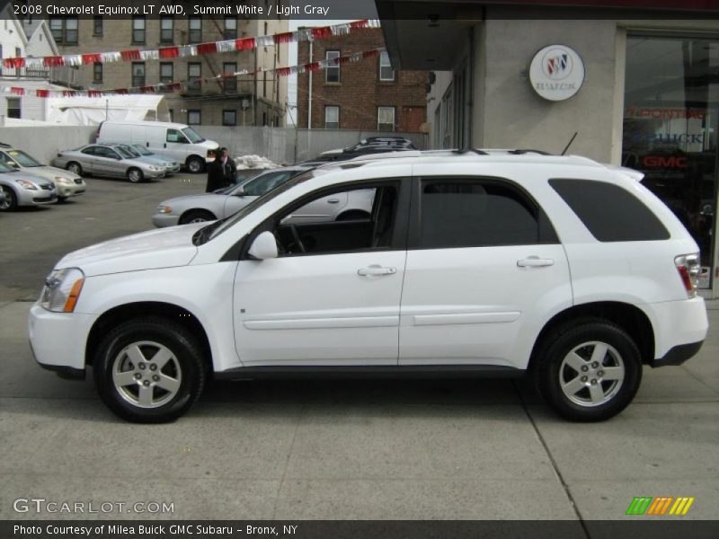 Summit White / Light Gray 2008 Chevrolet Equinox LT AWD