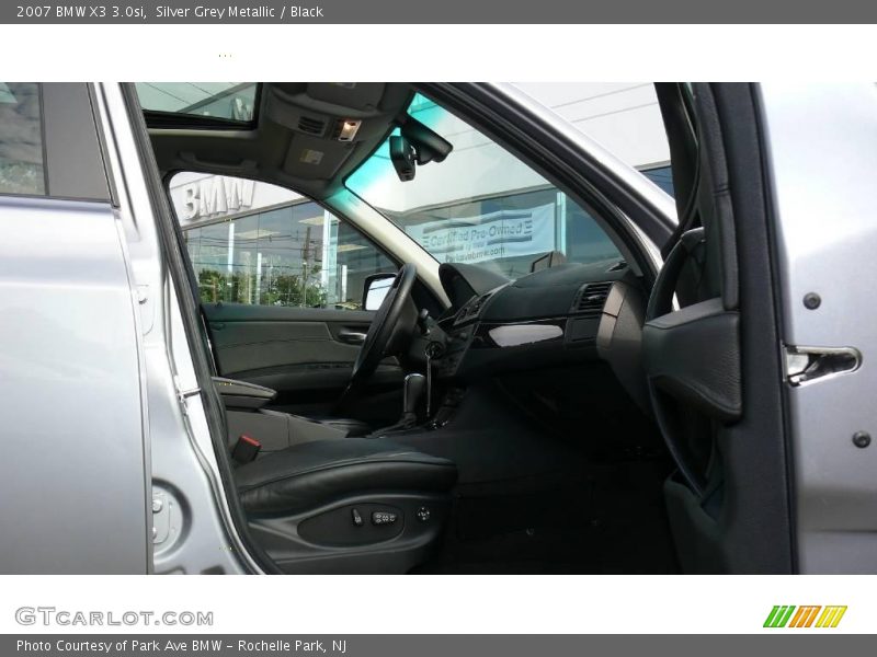 Silver Grey Metallic / Black 2007 BMW X3 3.0si