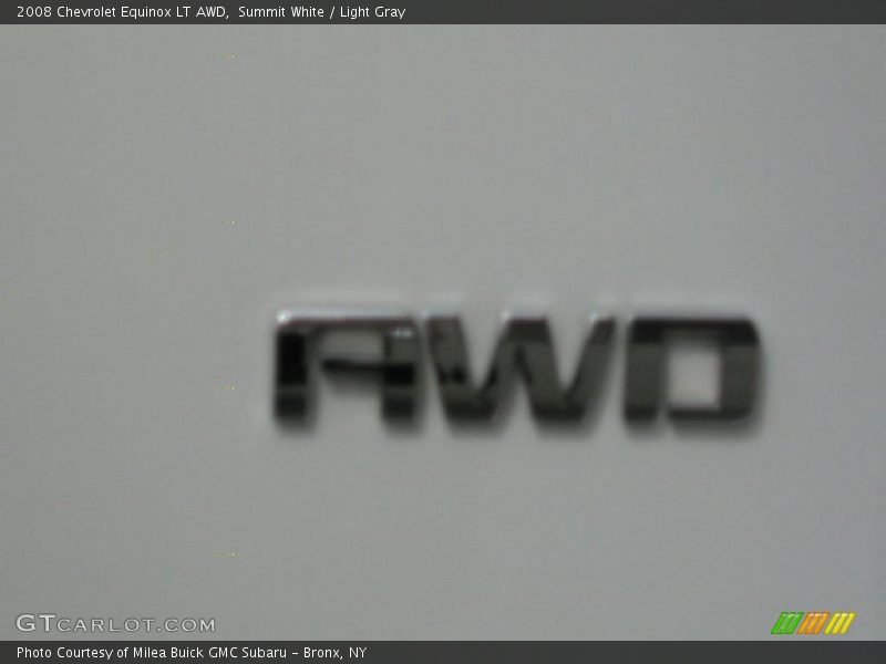 Summit White / Light Gray 2008 Chevrolet Equinox LT AWD
