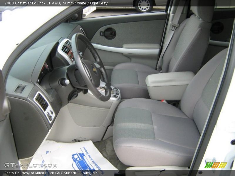 Summit White / Light Gray 2008 Chevrolet Equinox LT AWD
