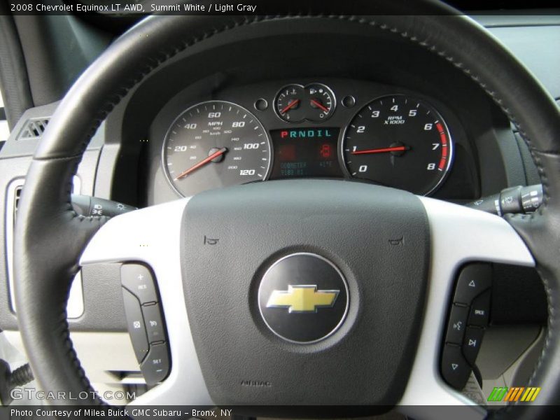 Summit White / Light Gray 2008 Chevrolet Equinox LT AWD
