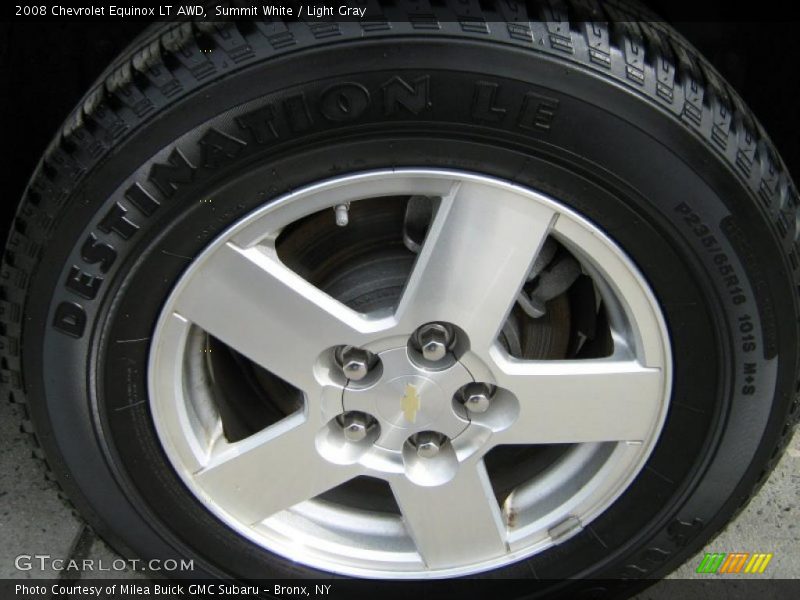 Summit White / Light Gray 2008 Chevrolet Equinox LT AWD