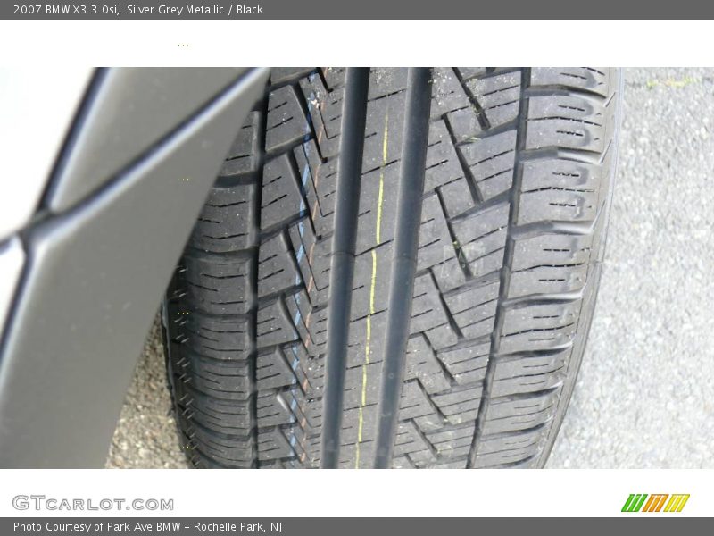Silver Grey Metallic / Black 2007 BMW X3 3.0si