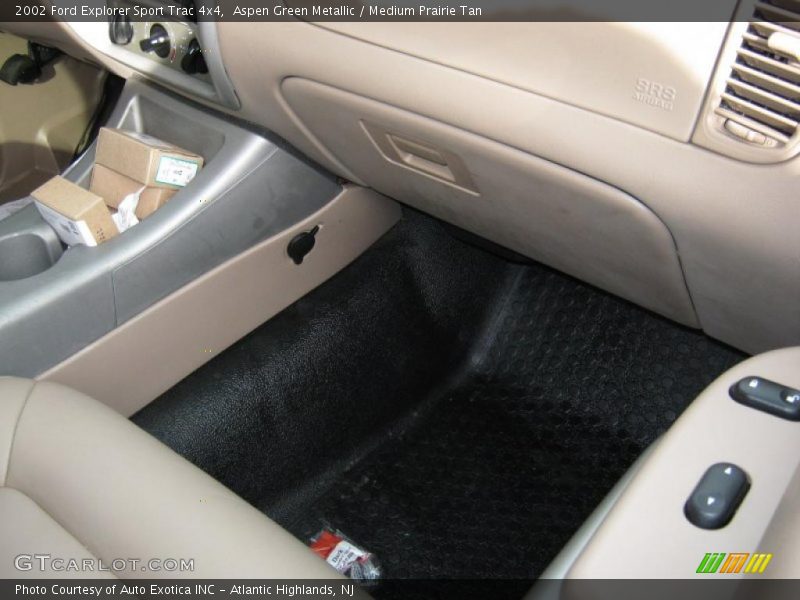 Aspen Green Metallic / Medium Prairie Tan 2002 Ford Explorer Sport Trac 4x4