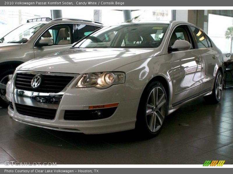 Candy White / Cornsilk Beige 2010 Volkswagen Passat Komfort Sedan