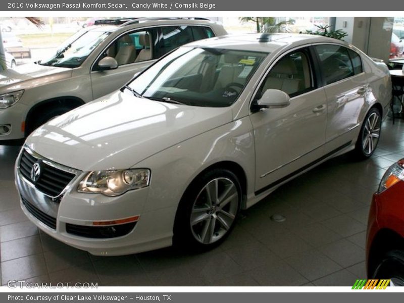 Candy White / Cornsilk Beige 2010 Volkswagen Passat Komfort Sedan