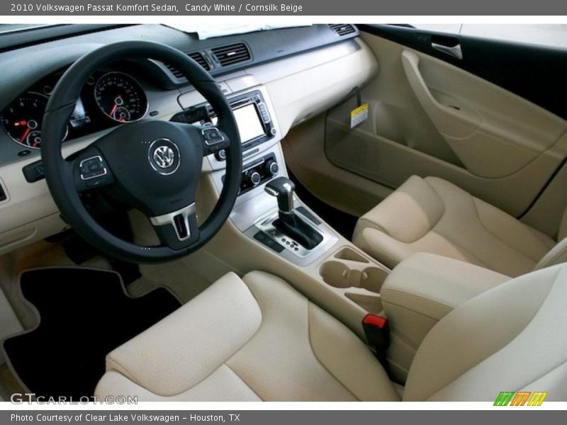 Candy White / Cornsilk Beige 2010 Volkswagen Passat Komfort Sedan