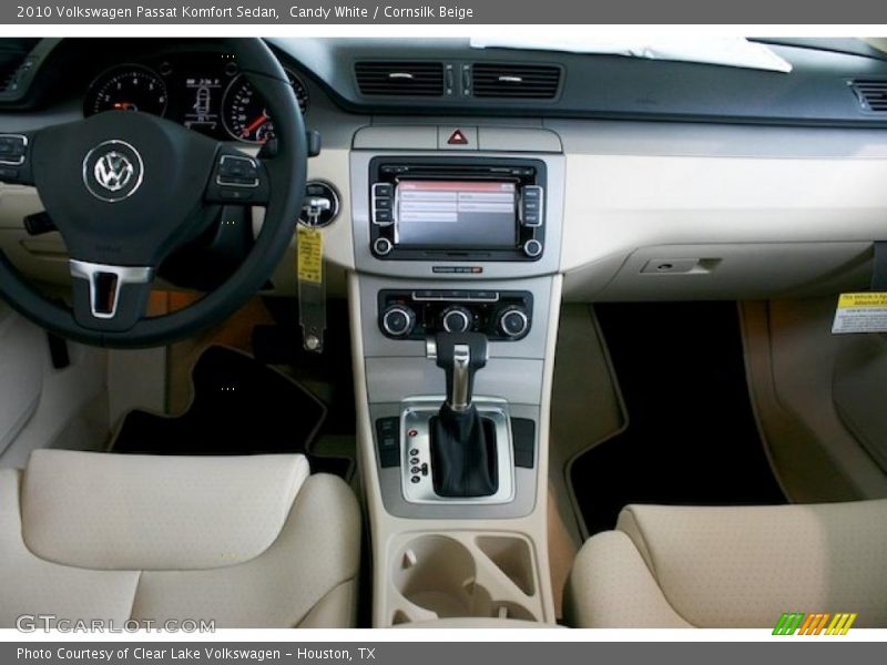 Candy White / Cornsilk Beige 2010 Volkswagen Passat Komfort Sedan