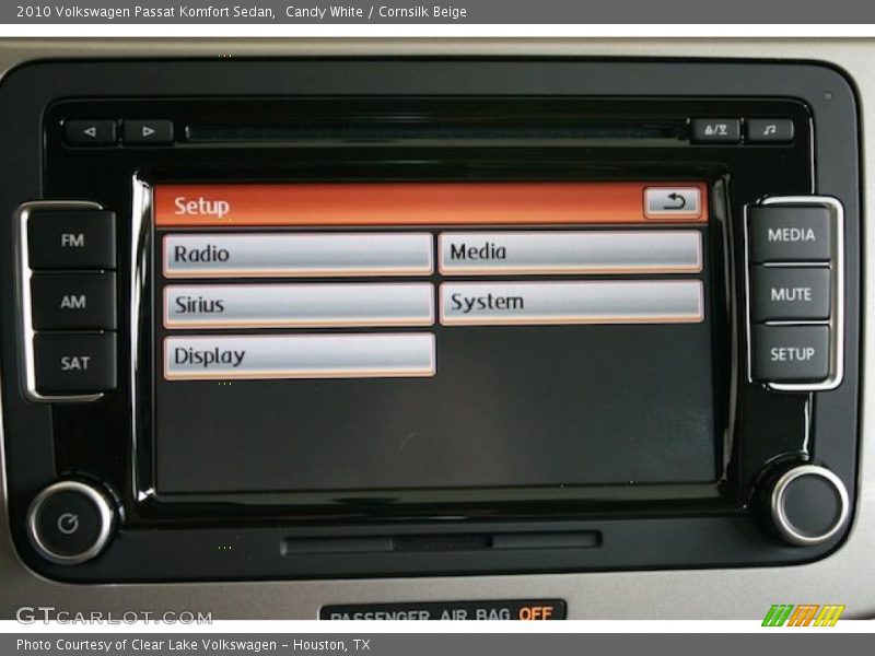 Candy White / Cornsilk Beige 2010 Volkswagen Passat Komfort Sedan