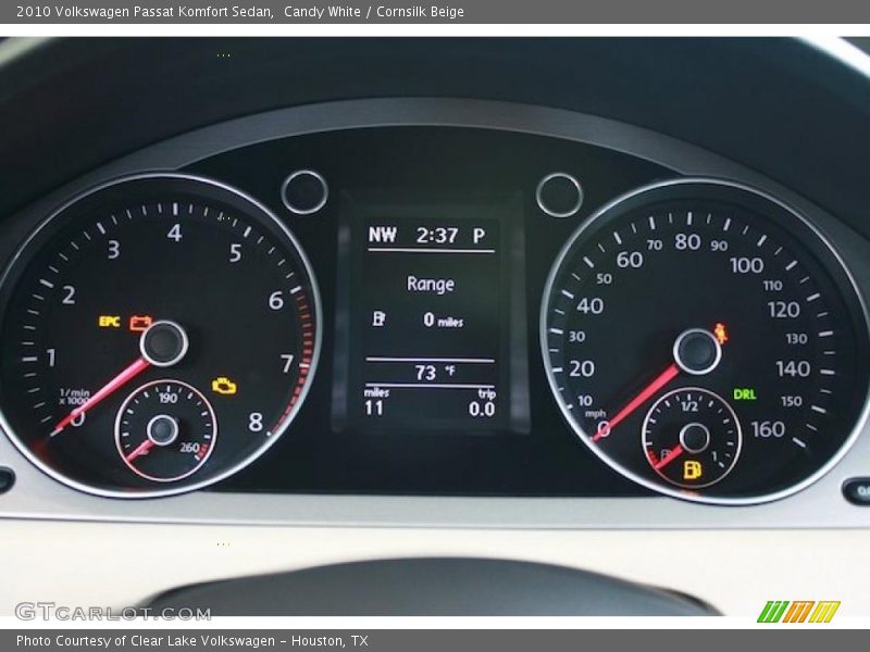 Candy White / Cornsilk Beige 2010 Volkswagen Passat Komfort Sedan
