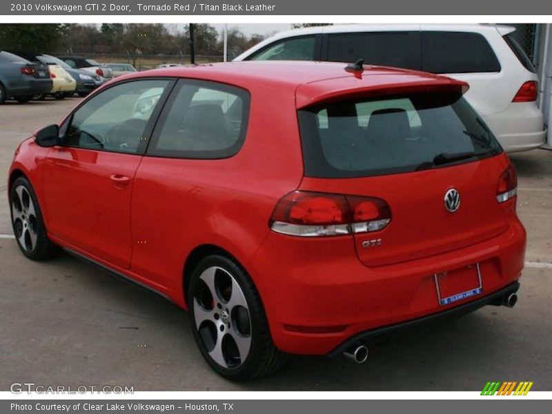 Tornado Red / Titan Black Leather 2010 Volkswagen GTI 2 Door