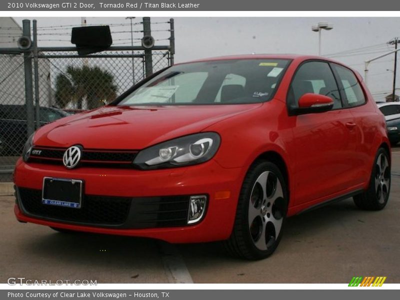 Tornado Red / Titan Black Leather 2010 Volkswagen GTI 2 Door