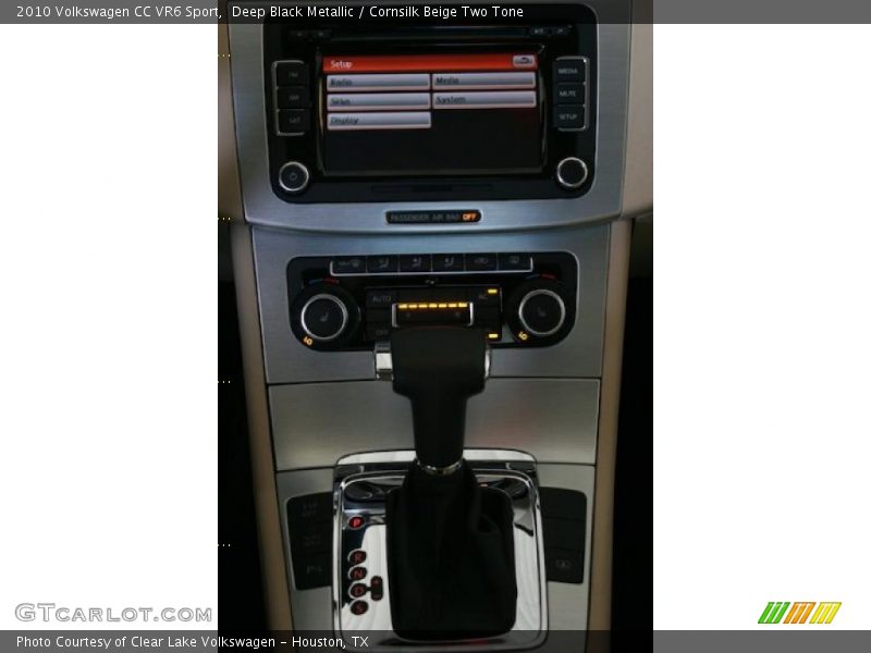 Deep Black Metallic / Cornsilk Beige Two Tone 2010 Volkswagen CC VR6 Sport