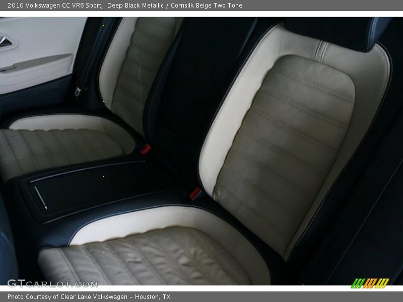 Deep Black Metallic / Cornsilk Beige Two Tone 2010 Volkswagen CC VR6 Sport