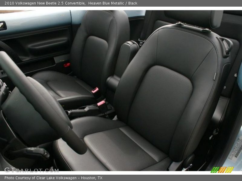 Heaven Blue Metallic / Black 2010 Volkswagen New Beetle 2.5 Convertible