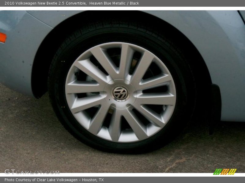 Heaven Blue Metallic / Black 2010 Volkswagen New Beetle 2.5 Convertible