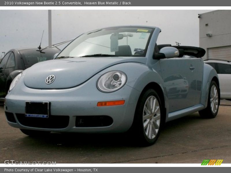 Heaven Blue Metallic / Black 2010 Volkswagen New Beetle 2.5 Convertible