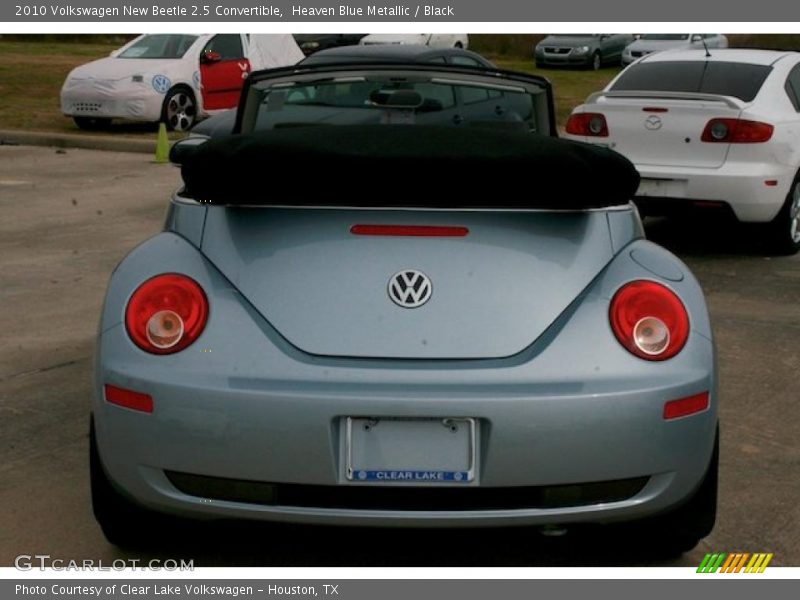 Heaven Blue Metallic / Black 2010 Volkswagen New Beetle 2.5 Convertible