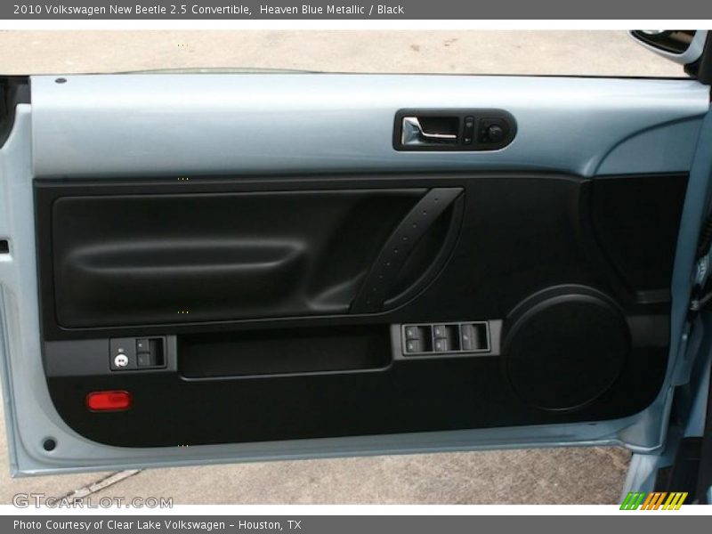 Heaven Blue Metallic / Black 2010 Volkswagen New Beetle 2.5 Convertible