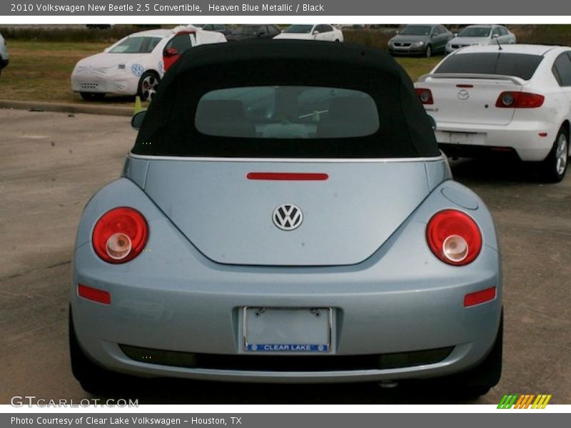 Heaven Blue Metallic / Black 2010 Volkswagen New Beetle 2.5 Convertible